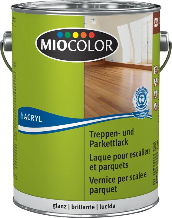 Produktbild Miocolor Treppen- und Parkettlack glanz (Farblos, 2.50 l)