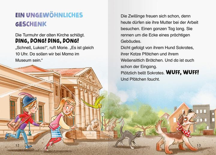 Productafbeelding Ravensburger Die Jagd nach dem magischen Detektivkoffer, Band 5: Goldraub im Museum (Duits, Cally Stronk, Patrick Fix, 2022)