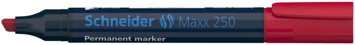 Produktbild Schneider Permanentmarker Maxx 250 Strichstärke: 2-7 mm Schreibfarbe: rot (Rot, 7 mm, 1 x)