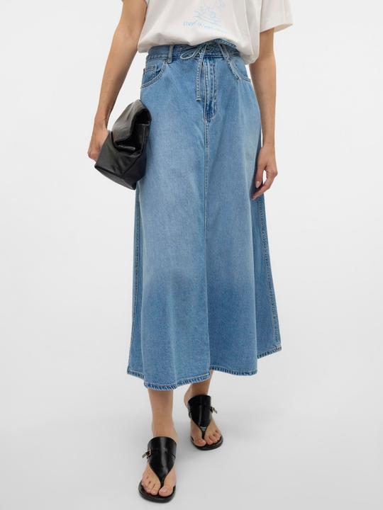 Actual product image Vero Moda VMHILLA Mittlere Taille Midirock Jeansrock (S)