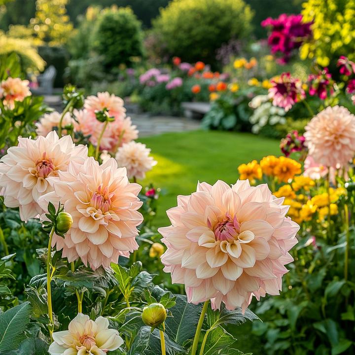 Image du produit Plant in a Box Dahlia Break Out - Set de 3 dahlias (10 cm)