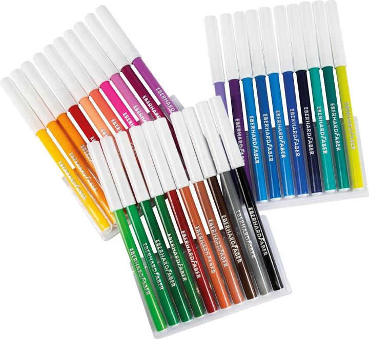 Image du produit EberhardFaber Feutre de coloriage fin, étui carton de 30 pièces (Multicolore, 30 x)