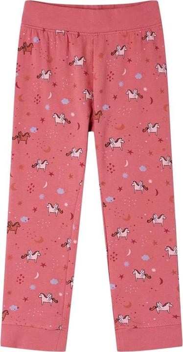 Produktbild VidaXL Kinderpyjama mit Langen Ärmeln Altrosa 140,Material: 95 (140)