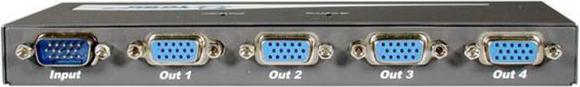 Produktbild C2G 4-Port UXGA Monitor Splitter/Extender (Male Input)