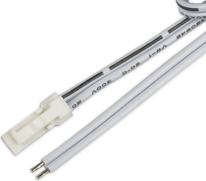 Produktbild Isoled MiniAMP Anschlussstecker male, 30cm, 2-polig, weiss, max. 3A