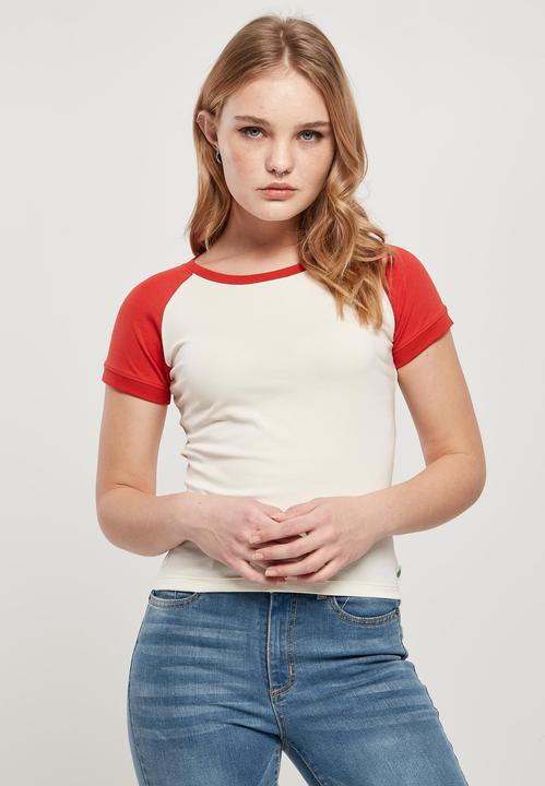 Image du produit Urban Classics Tee-shirt de baseball rétro pour femmes - 19391 (4XL)