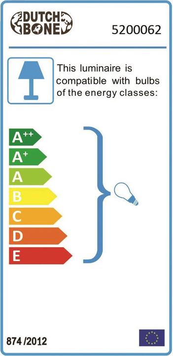 Energie-Label Dutchbone Liam (E27)