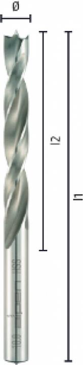Immagine prodotto Alpen Set di trapani a spirale per legno 8 pezzi (3 mm, 4 mm, 5 mm, 6 mm, 8 mm, 10 mm)