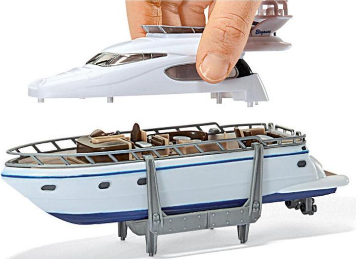 Produktbild Siku Schwertransport mit Yacht