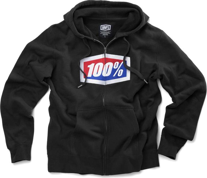 100% Hoody Official Zip