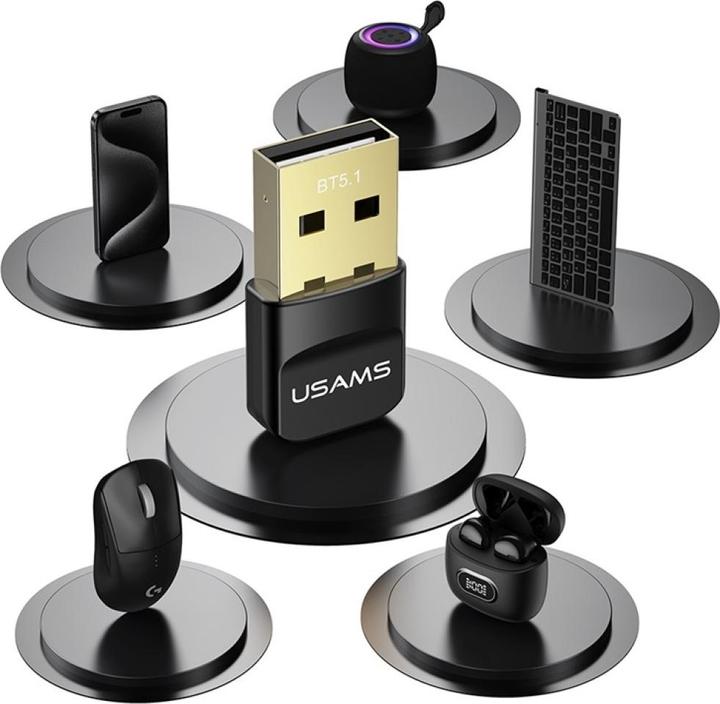 Produktbild Usams Adapter USB Bluetooth ZB321 5.1 czarny