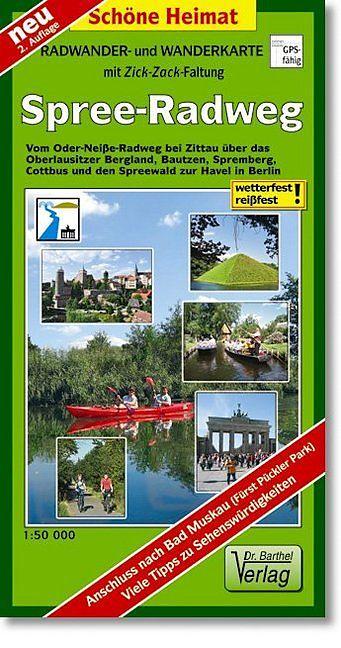 Produktbild Spree-Radweg 1 : 50 000. Radwanderkarte