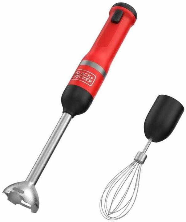 Actual product image Black & Decker Hand Blender Kitchen Wand Red, 2-piece