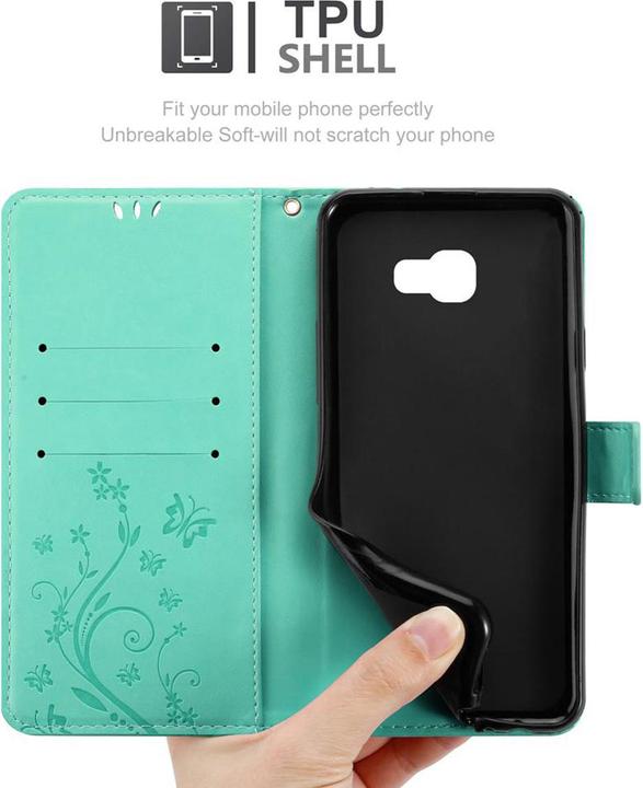 Produktbild Cadorabo Flower Book Hülle (Samsung Galaxy J4+)