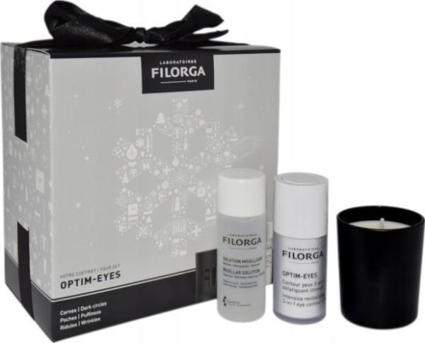Produktbild Filorga Set (Optim Eyes 3in1 Eye Contour Cream + Micellar Solution + Scented Candle) (Set, 140 ml)