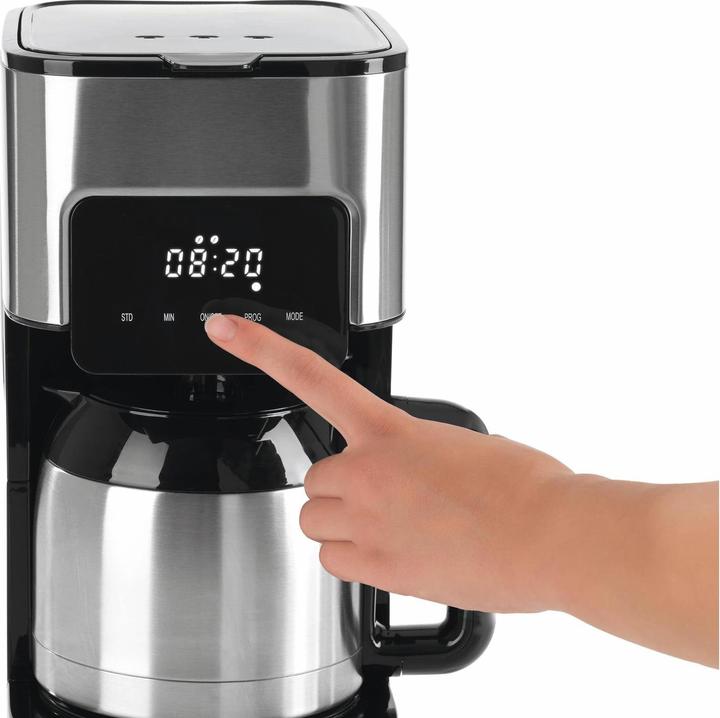 Produktbild Beem Filterkaffeemaschine Fresh Aroma Touch, 800W Schwarz/Silber