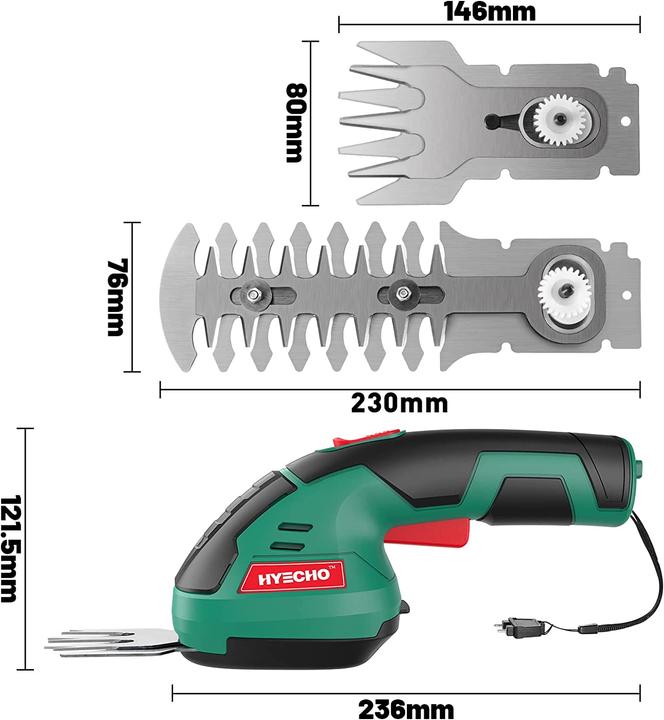 Produktbild Hyecho Akku Strauchschere 7.2V 2,0Ah
