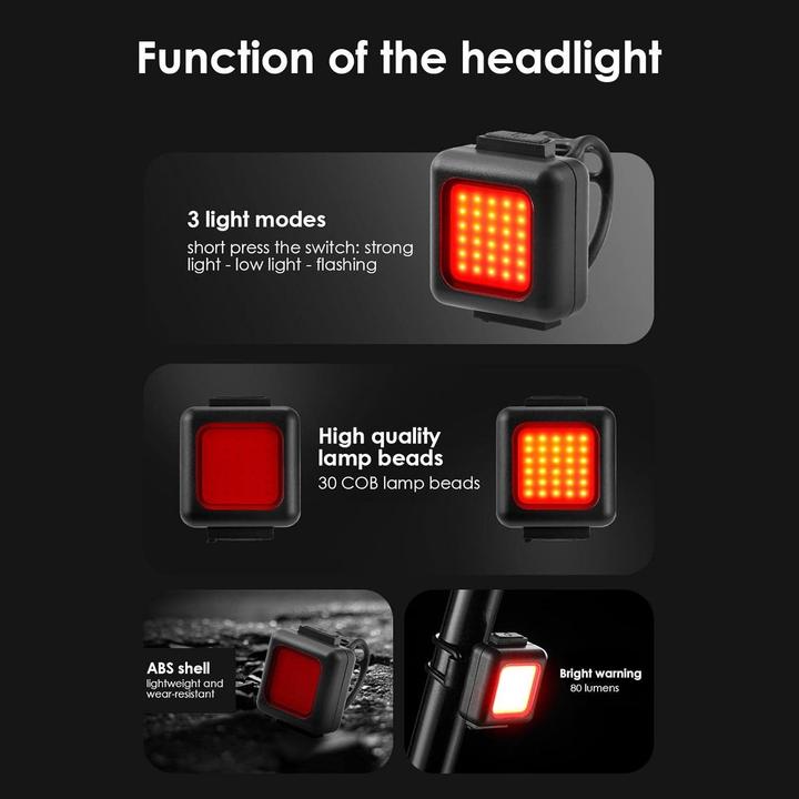 Immagine prodotto Cbx Set di luci per bicicletta Super Mini LED