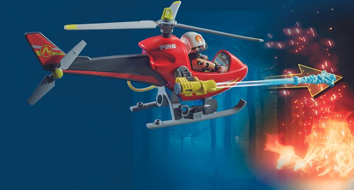 Actual product image Playmobil Fire brigade helicopter (71195, Playmobil City Action)