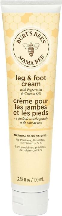 Burt's Bees Mama Bee - Leg & Foot Crème (Fusscrème & Fussgel, 100 ml)