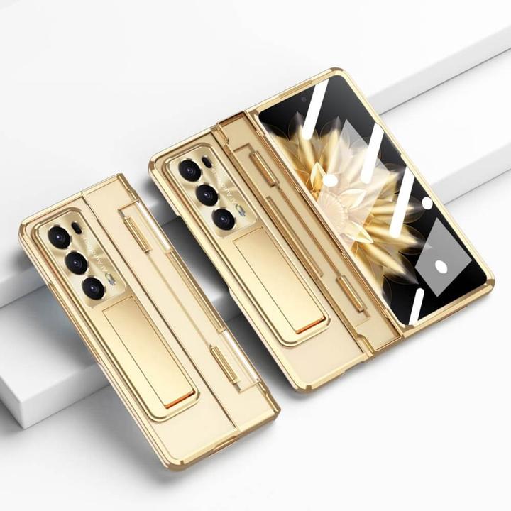 Immagine prodotto Cover-Discount Honor Magic V2 - Custodia protettiva a 360 gradi con kickstand color oro (Honor Magic V2)