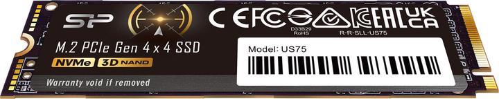 Image du produit Silicon Power SSD US75 4TB M.2 PCIe NVMe (4000 Go, M.2 2280)