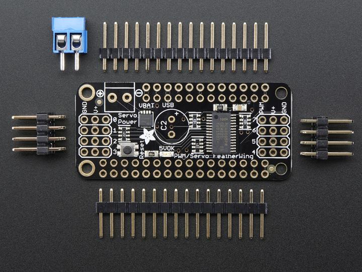 Actual product image Adafruit 8-Channel PWM or Servo FeatherWing (Various)