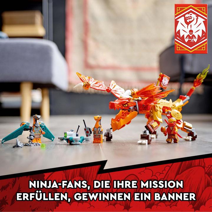 Actual product image LEGO Kai's Fire Dragon EVO (71762, LEGO Ninjago)
