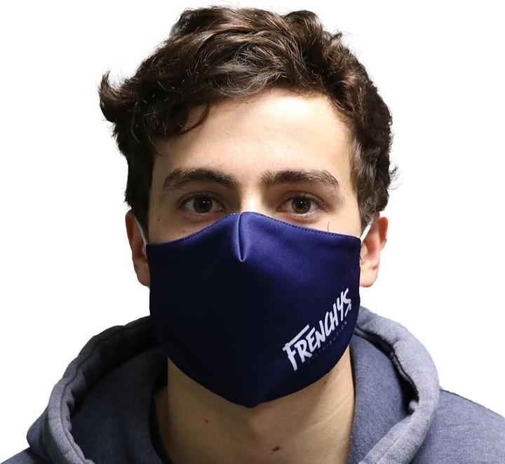Actual product image Frenchys Mask with logo