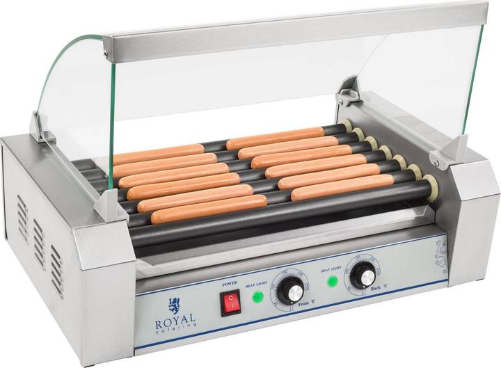 Actual product image Royal Catering Hot Dog Grill - 1,400 W - 12 sausages