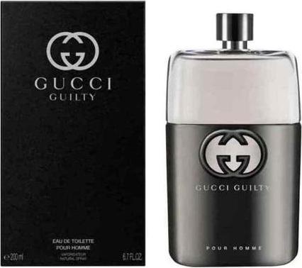 Actual product image Gucci Guilty Pour Homme Eau de Toilette 200ml Spray (Eau de toilette, 200 ml)