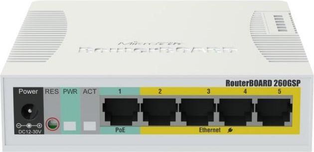Produktbild MikroTik RB260GSP (5 Ports)