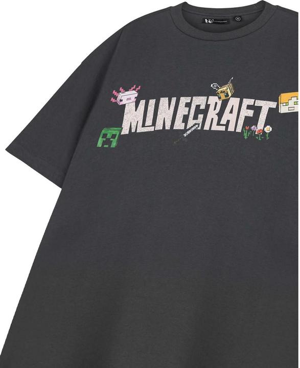 Immagine prodotto Minecraft Maglietta Logo Maniche Corte Donna (M)
