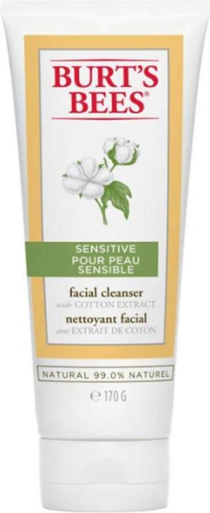 Productafbeelding Burt's Bees Gevoelige gezichtsreiniger Katoenextract (Gel, 170 ml)