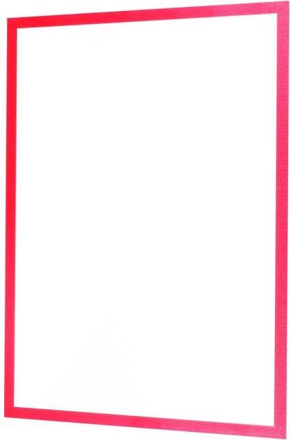Image du produit Franken Pochette magnétique / porte-documents, DIN A4, rouge en film rigide, mat, indélébile, épaisseur