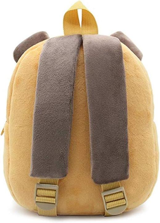 Image du produit Only-Bags.Store Sac d'école en polyester, sac à dos en peluche d'animaux mignons, petit sac de vacances en plein air