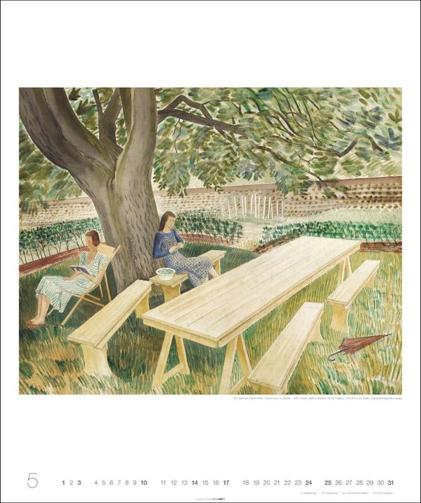 Actual product image Lesende Frauen Edition Kalender 2026 (46 x 55 cm, Hardcover, German)