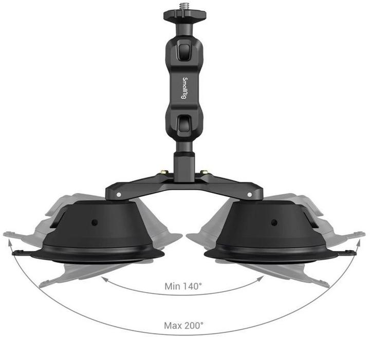 Produktbild SmallRig Halterung Port. Dual Suction Cam Mount SC-2K (Diverses Video Zubehör)