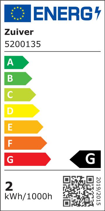 Energy Label Zuiver Lamp