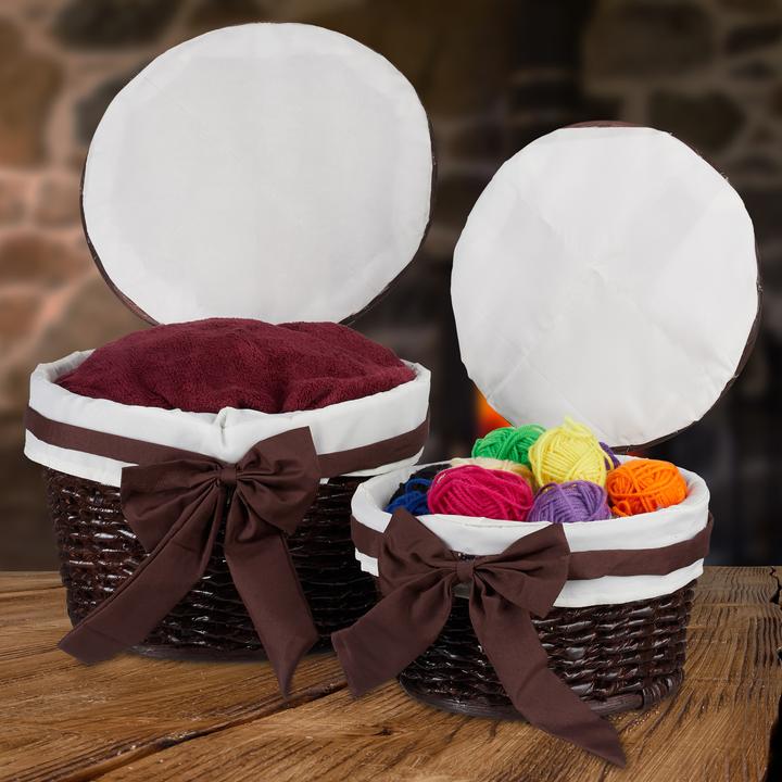Productafbeelding Relaxdays Badmandje (2 x, 31 x 31 x 22 cm)
