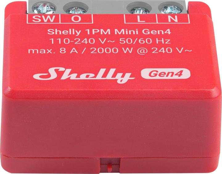 Produktbild Shelly 1PM Mini Gen4 (Schaltaktor)