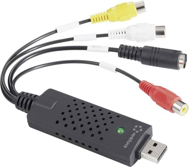 Produktbild Renkforce RF-VC-120 Video Grabber inkl. Video-Bearbeitungssoftware, Plug und Pl (Windows)