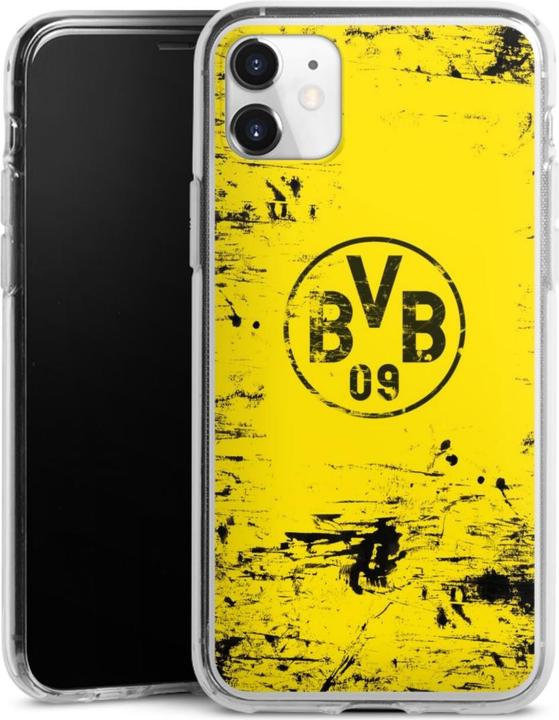 Produktbild DeinDesign Silikon Hülle für Apple iPhone 11 Handyhülle Case Smartphone Schutzhülle BVB Borussia Dortmund (Apple iPhone 11)