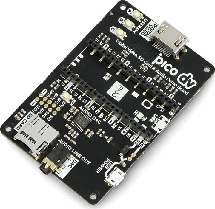 Berrybase Base de démonstration Pimoroni Pico DV