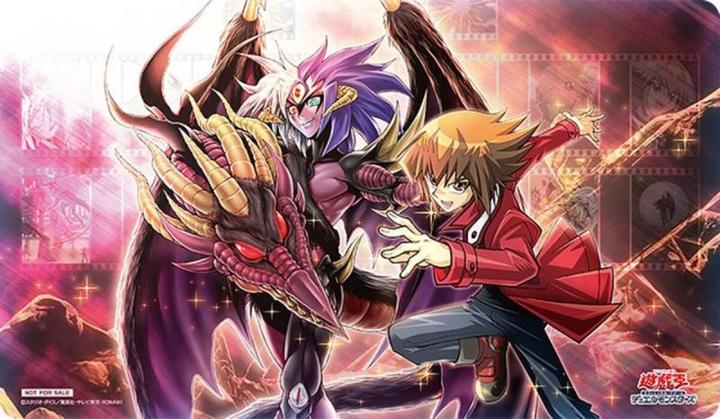 Actual product image Yu-Gi-Oh Jaden and Yubel - Playmat