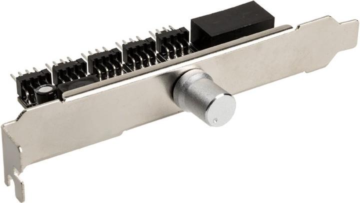 Produktbild Lamptron CP120 V2 PCI-Blende Lüftersteuerung - silber (5 Lüfter)