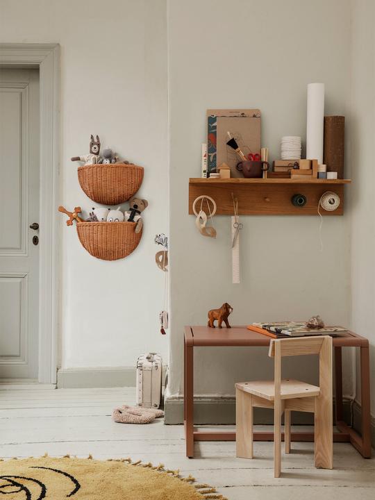Actual product image Ferm Living Braided Wall Pockets (2 x, 45 x 18.5 x 41 cm)