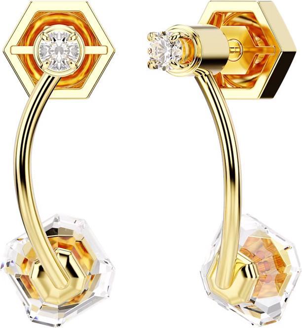 Immagine prodotto Swarovski Numina Orecchini a giacca Vari tagli Oro bianco (Metallo Swarovski)