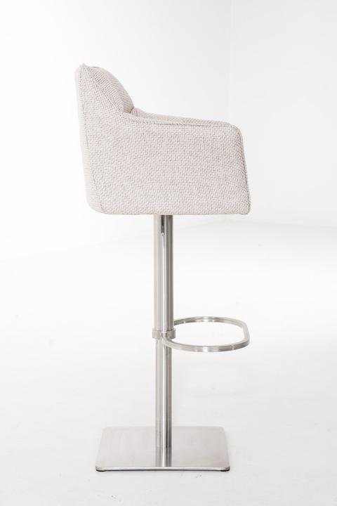 Actual product image CLP Barstool Damaso E Fabric, ivory