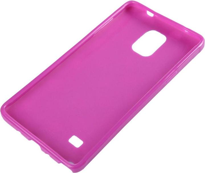 Produktbild König Design Schutzhülle für Handy Samsung Galaxy Note 4 SM N910F Pink / Weiss gepunktet (Samsung Galaxy Note 4)